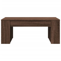 Tavolino Salotto Rovere Marrone 102x55x42 cm Legno Multistrato