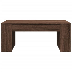 Tavolino Salotto Rovere Marrone 102x55x42 cm Legno Multistrato