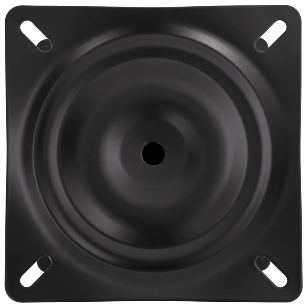 Supporto per Sedile da Barca Nero 33 cm in Acciaio