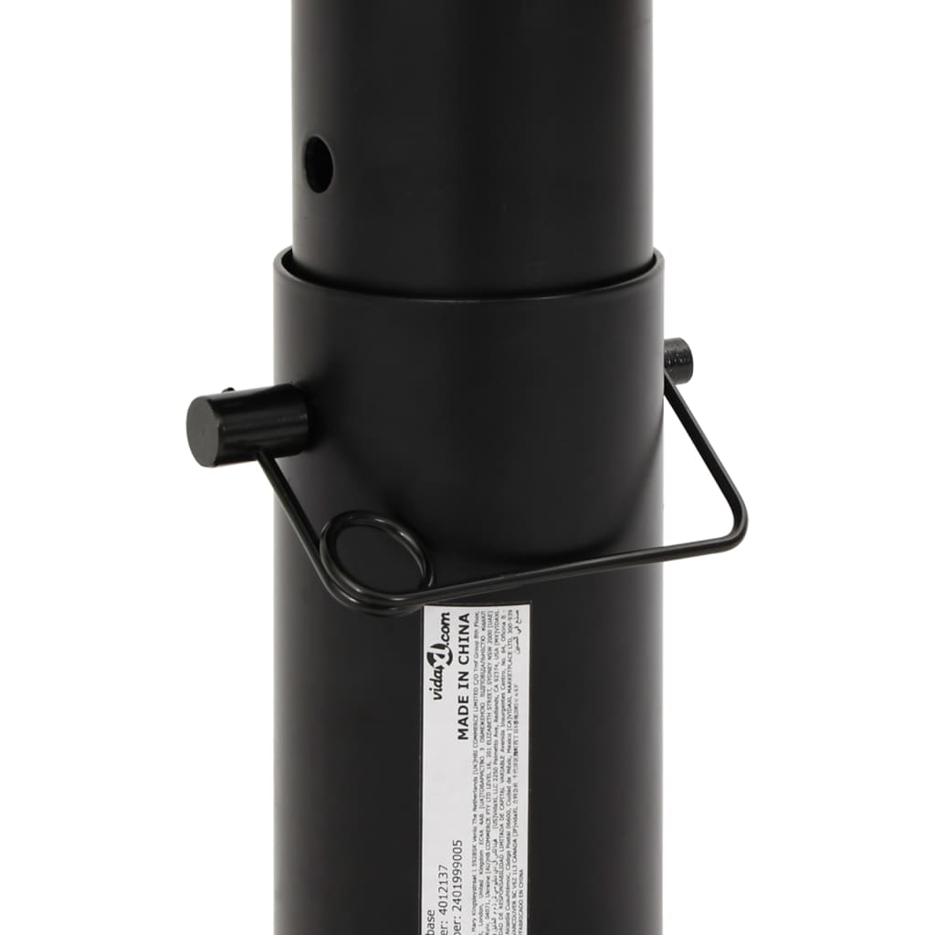 Supporto per Sedile Barca Regolabile 28-45,5 cm in Acciaio