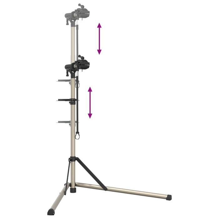 Supporto per Riparazione Bici Regolabile 102-160 cm Alluminio 4005549