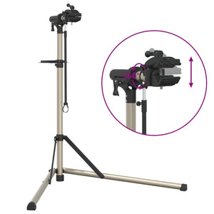 Supporto per Riparazione Bici Regolabile 102-160 cm Alluminio 4005549