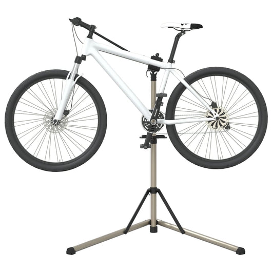 vidaXL Supporto per Riparazione Bici Regolabile 102-160 cm Alluminio