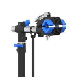 vidaXL Supporto Riparazione Bici Regolabile 108-188 cm Blu in Acciaio