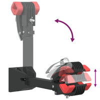 Supporto Riparazione Bici da Parete Pieghevole in Acciaio 4005553