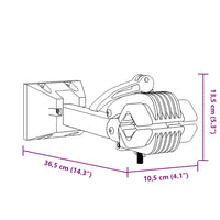 Supporto Riparazione Bici da Parete Pieghevole in Acciaio 4005553