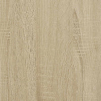 Armadietto Vetrina Rovere Sonoma 100x8,5x50cm Legno Multistrato 847949