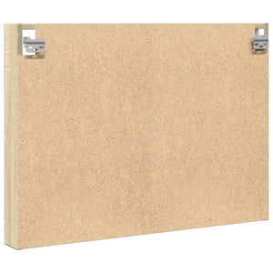 vidaXL Armadietto Vetrina Rovere Sonoma 80x8,5x58 cm Legno Multistrato