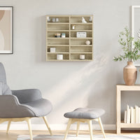 vidaXL Armadietto Vetrina Rovere Sonoma 60x8,5x58 cm Legno Multistrato