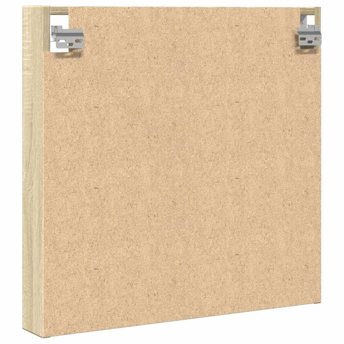 vidaXL Armadietto Vetrina Rovere Sonoma 60x8,5x58 cm Legno Multistrato