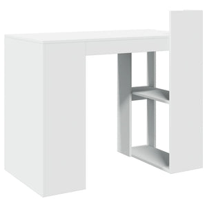 Scrivania Ufficio Bianca 103,5x56,5x94 cm in Legno Multistrato 847975