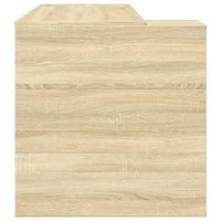 Scrivania Rovere Sonoma 123,5x73,5x75 cm in Legno Multistrato 847984