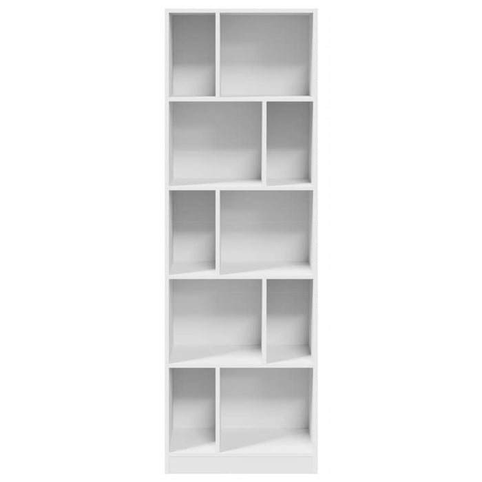 Libreria Bianca 57x28,5x174 cm in Legno Multistrato 847989