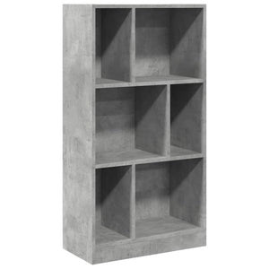 Libreria Grigio Cemento 57x28,5x107,5 cm in Legno Multistrato 848006