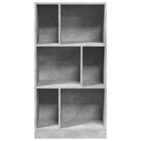 Libreria Grigio Cemento 57x28,5x107,5 cm in Legno Multistrato 848006
