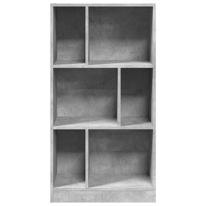 Libreria Grigio Cemento 57x28,5x107,5 cm in Legno Multistrato 848006
