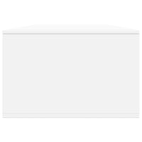 vidaXL Tavolino da Salotto Bianco 102x55x35 cm in Legno Multistrato