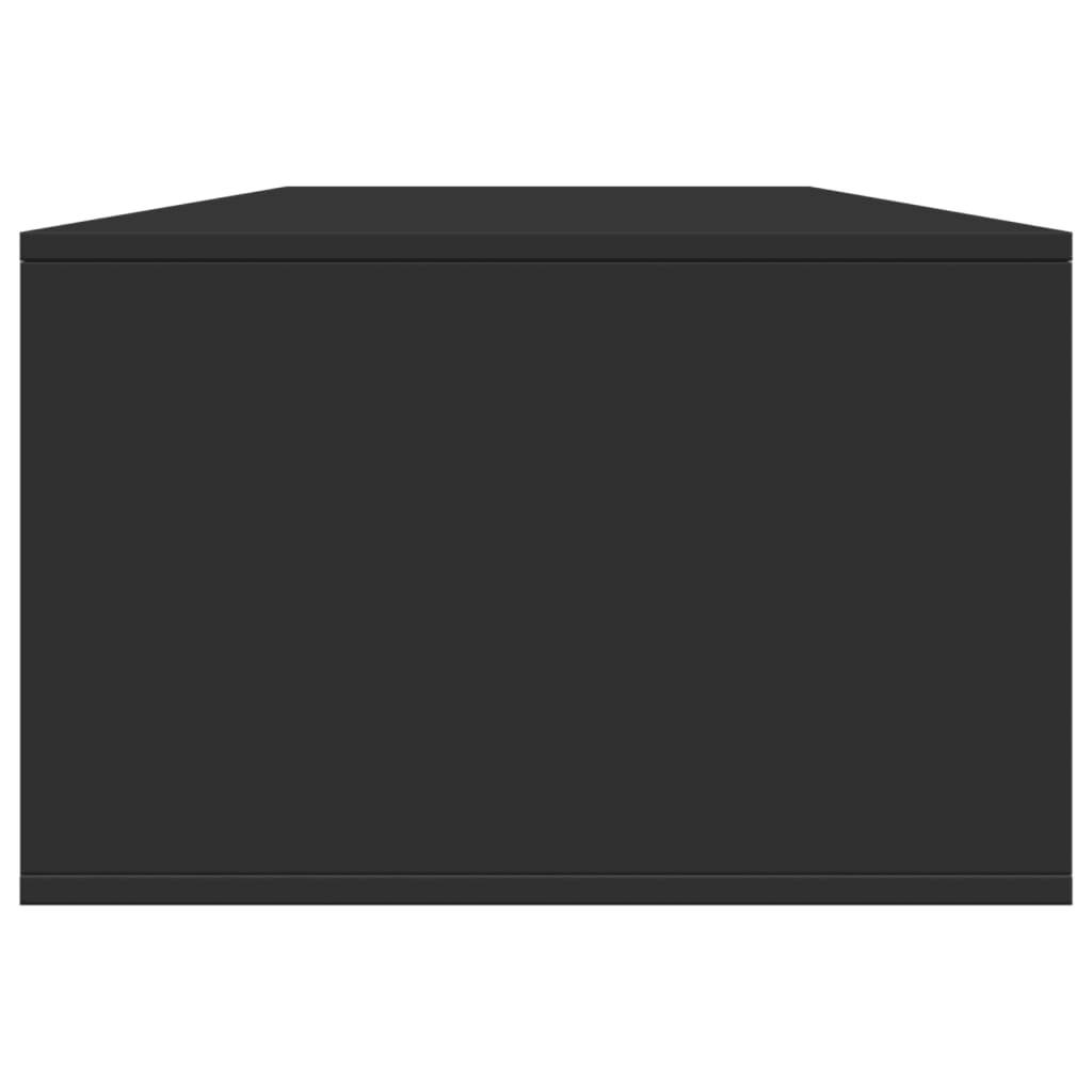 Tavolino da Salotto Nero 102x55x35 cm in Legno Multistrato 848011
