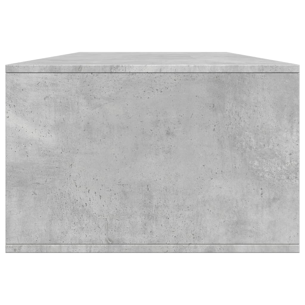 Tavolino Salotto Grigio Cemento 102x55x35 cm Legno Multistrato 848013