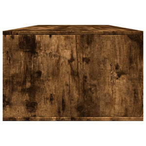 Tavolino da Salotto Rovere Fumo 102x55x35 cm Legno Multistrato