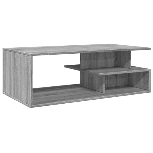 Tavolino da Salotto Grigio Sonoma 102x55x35cm Legno Multistrato 848015