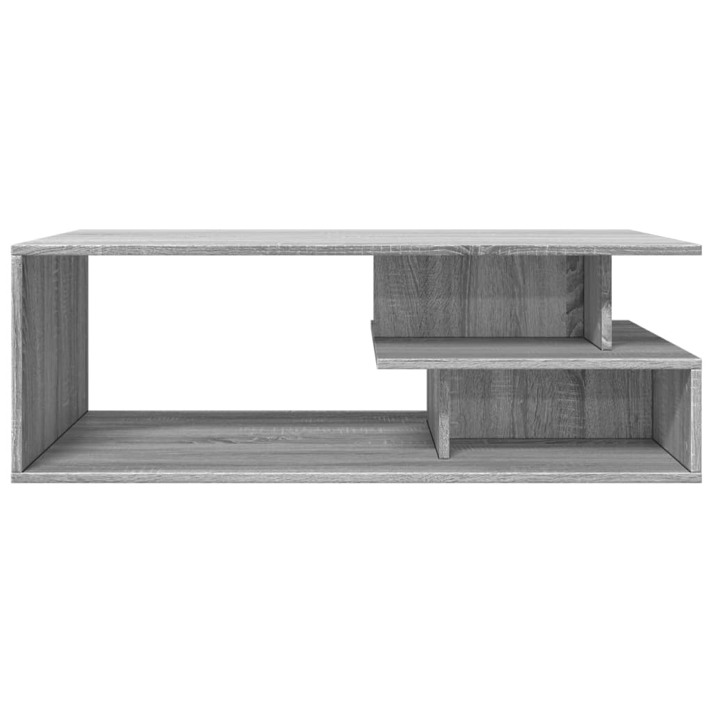 Tavolino da Salotto Grigio Sonoma 102x55x35cm Legno Multistrato 848015