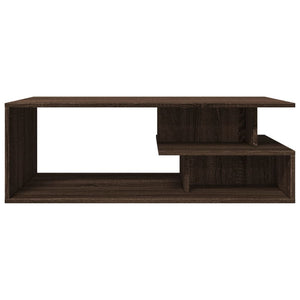 Tavolino Salotto Rovere Marrone 102x55x35 cm Legno Multistrato 848016