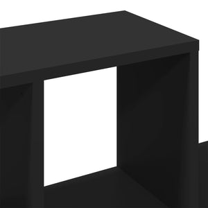 vidaXL Scaffale a Parete Nero 100x20x53 cm in Legno Multistrato