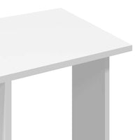 vidaXL Armadio con ruote Bianco 102x38x110 cm in Legno Multistrato