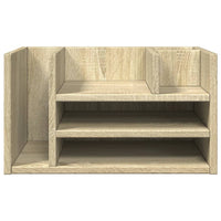 Organizer Scrivania Rovere Sonoma 44,5x24x25 Legno Multistrato