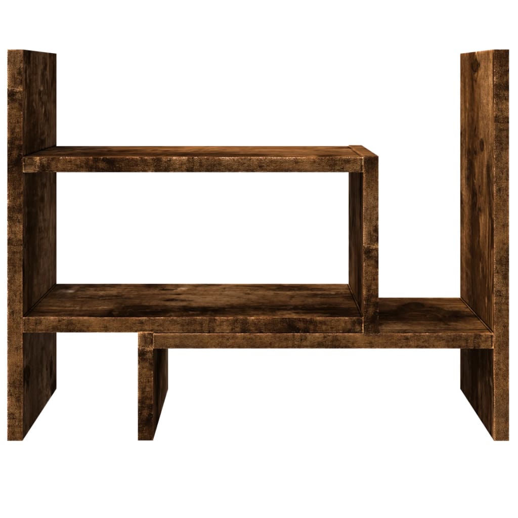 Organizer Scrivania Rovere Fumo 38,5x17x39cm Legno Multistrato 848063