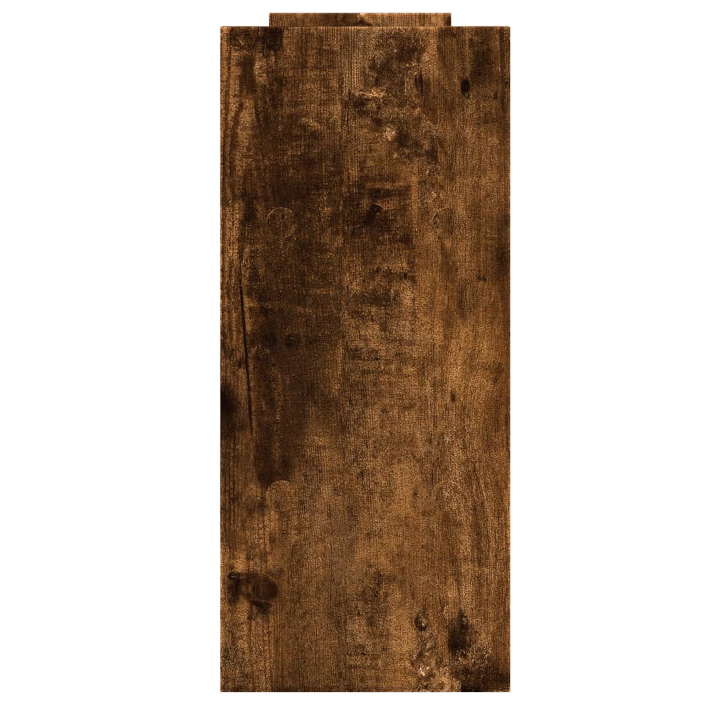 Organizer Scrivania Rovere Fumo 38,5x17x39cm Legno Multistrato 848063