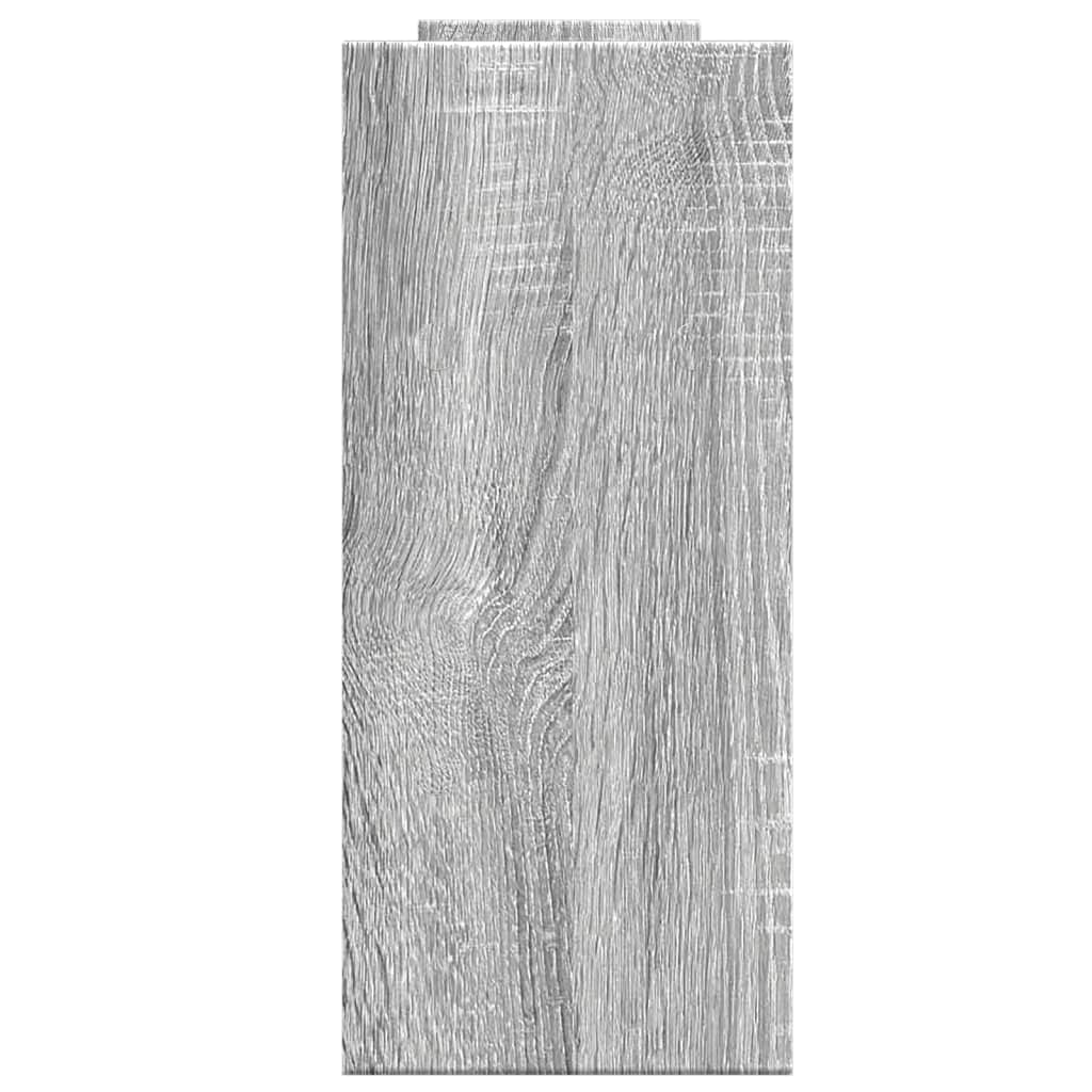 Organizer Scrivania Grigio Sonoma 38,5x17x39 Legno Multistrato 848064