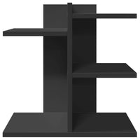 Organizer da Scrivania Nero 42x21,5x42 cm in Legno Multistrato 848067