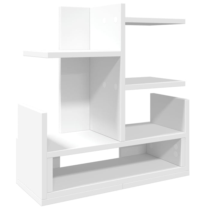 Mobiletto portaoggetti per ufficio 49 x 20 x 525 cm in legno ingegnerizzato Bianco 02_0043573