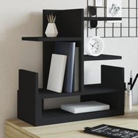 Organizer per la Scrivania Nero 49x20x52,5 cm in Multistrato 848074