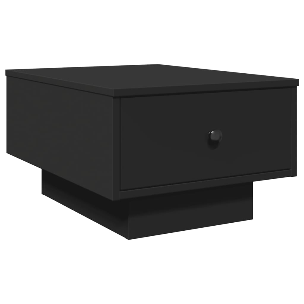 Tavolino da Salotto Nero 60x45x31 cm in Legno Multistrato