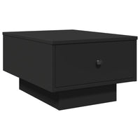 Tavolino da Salotto Nero 60x45x31 cm in Legno Multistrato