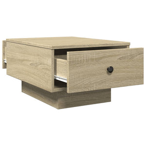 Tavolino da Salotto Rovere Sonoma 60x45x31 cm Legno Multistrato 848082