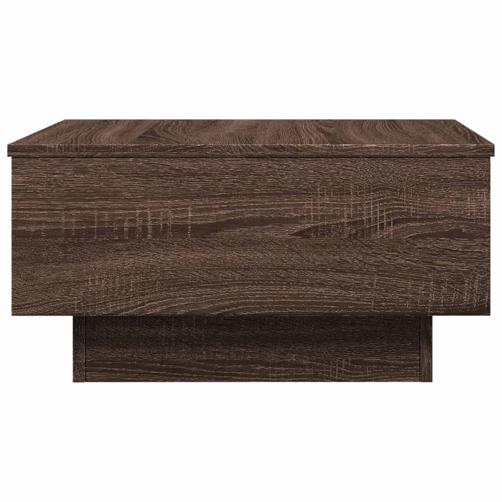 Tavolino da Salotto Rovere Marrone 60x45x31cm Legno Multistrato 848086