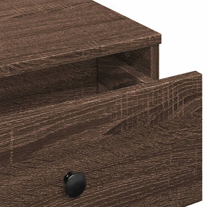 Tavolino da Salotto Rovere Marrone 60x45x31cm Legno Multistrato 848086