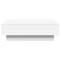 Tavolino da Salotto Bianco 90x90x28 cm in Truciolato 848087