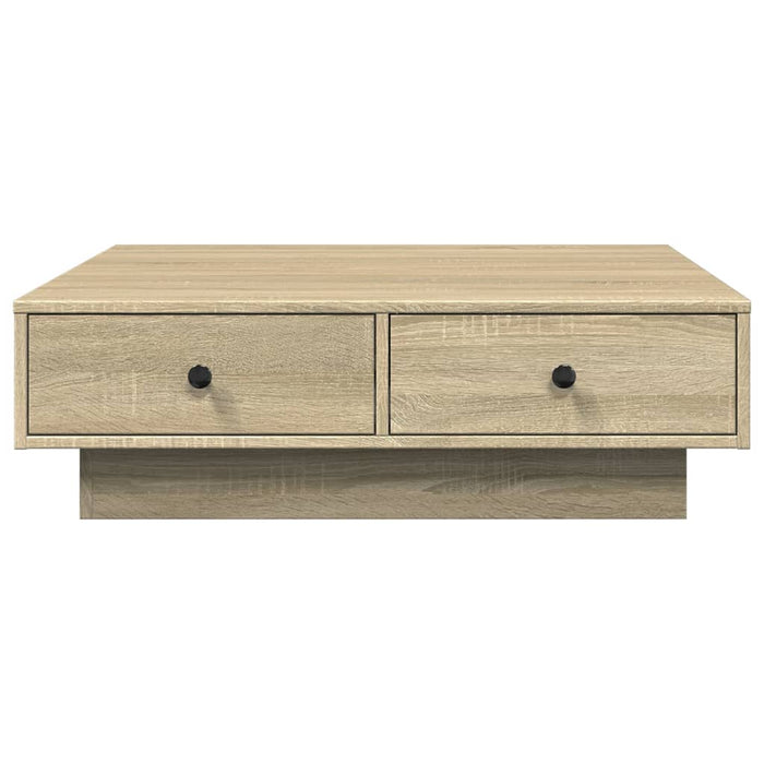 Tavolino da Salotto Rovere Sonoma 90x90x28 cm Legno Multistrato