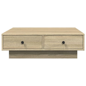 Tavolino da Salotto Rovere Sonoma 90x90x28 cm Legno Multistrato 848089