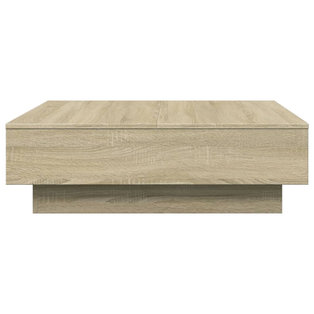 Tavolino da Salotto Rovere Sonoma 90x90x28 cm Legno Multistrato