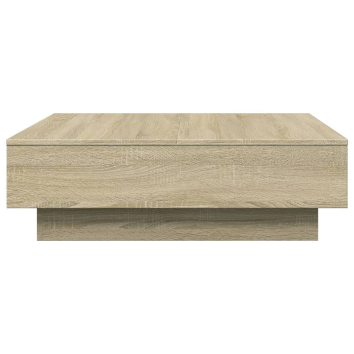 Tavolino da Salotto Rovere Sonoma 90x90x28 cm Legno Multistrato