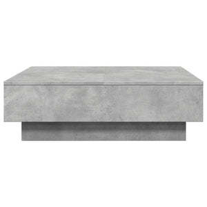 vidaXL Tavolino da Salotto Grigio Cemento 90x90x28cm Legno Multistrato
