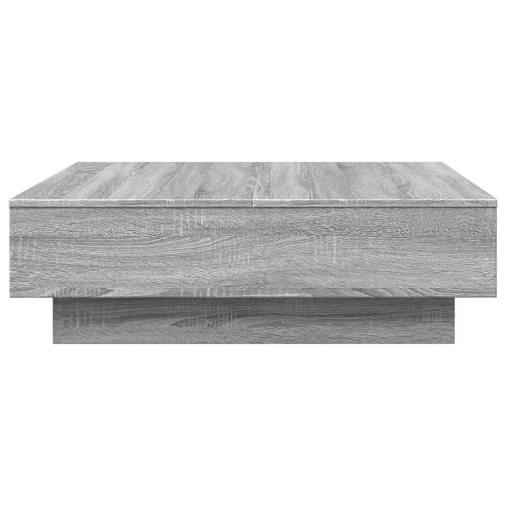 Tavolino da Salotto-Tavolino da soggiorno-Tavolo Grigio Sonoma 90x90x28 cm Legno Multistrato 207015