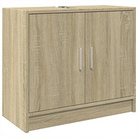 Mobile Lavabo-Armadietto da bagno Rovere Sonoma 63x29x55 cm Legno Multistrato 141219