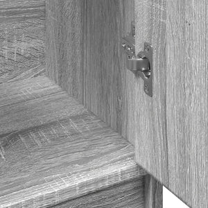 vidaXL Mobile Lavabo Grigio Sonoma 63x29x55 cm in Legno Multistrato